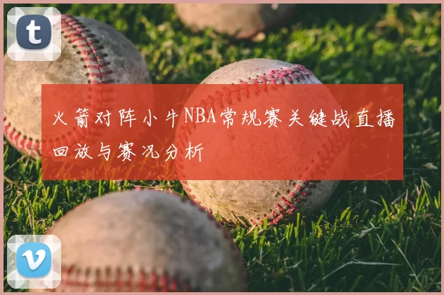 火箭对阵小牛NBA常规赛关键战直播回放与赛况分析